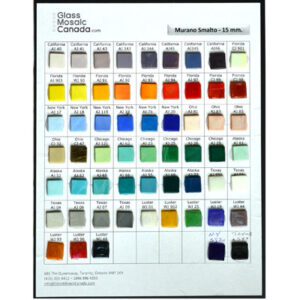 Murano Smalto Sample Board