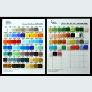 Vitreous 20mm. Sample Board, Solid