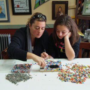 Mosaic or Stained Glass Workshop for Parent and Child
