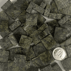 MARBLE RAINFOREST GREEN 15x15x6mm.