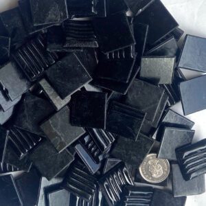 VITREOUS SOLID 20mm BLACK A49