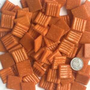 VITREOUS SOLID 20mm PUMPKIN A94