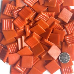 VITREOUS SOLID 20mm PUMPKIN A95