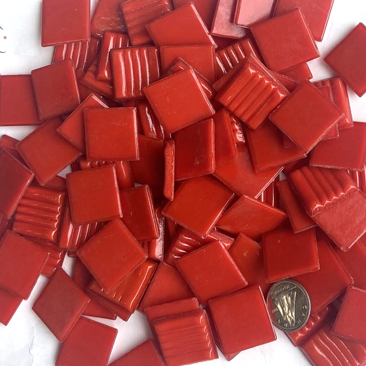 VITREOUS SOLID 20mm PUMPKIN A96