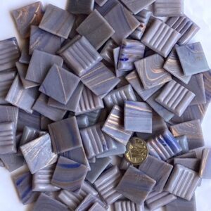 VITREOUS 20mm GOLD GRAIN LILAC G40