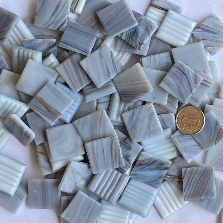 VITREOUS 20mm GOLD GRAIN METAL G58