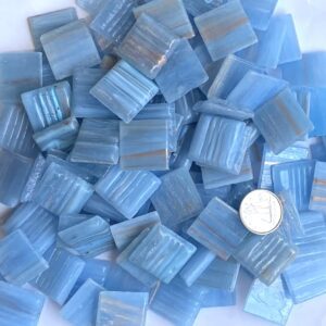 VITREOUS 20mm GOLD GRAIN AQUA GA11