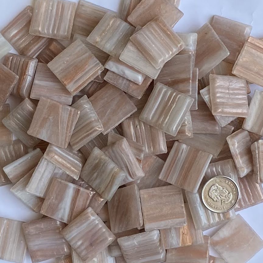 VITREOUS 20mm GOLD GRAIN COPPER GA2