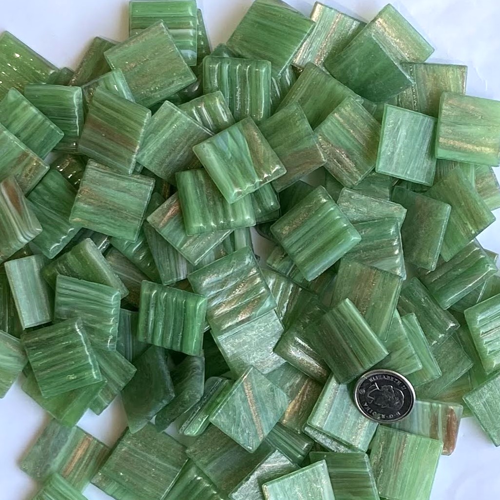 VITREOUS 20mm GOLD GRAIN FOREST GA24