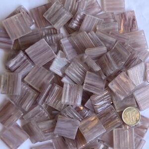 VITREOUS 20mm GOLD GRAIN LILAC GA43