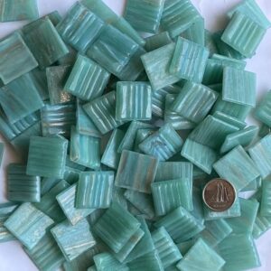 VITREOUS 20mm GOLD GRAIN AQUA GA61