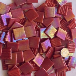 VITREOUS 20mm IRIDESCENT TOMATTO WB96