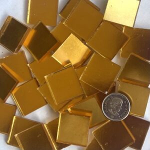 GLASS GOLD L 20mm