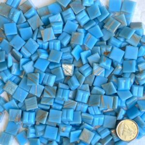 VITREOUS 10mm GOLDY TURQUOISE G14