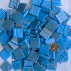 VITREOUS 20mm GOLDY TURQUOISE G16