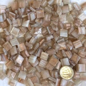 VITREOUS 10mm GOLD GRAIN COPPER GA2