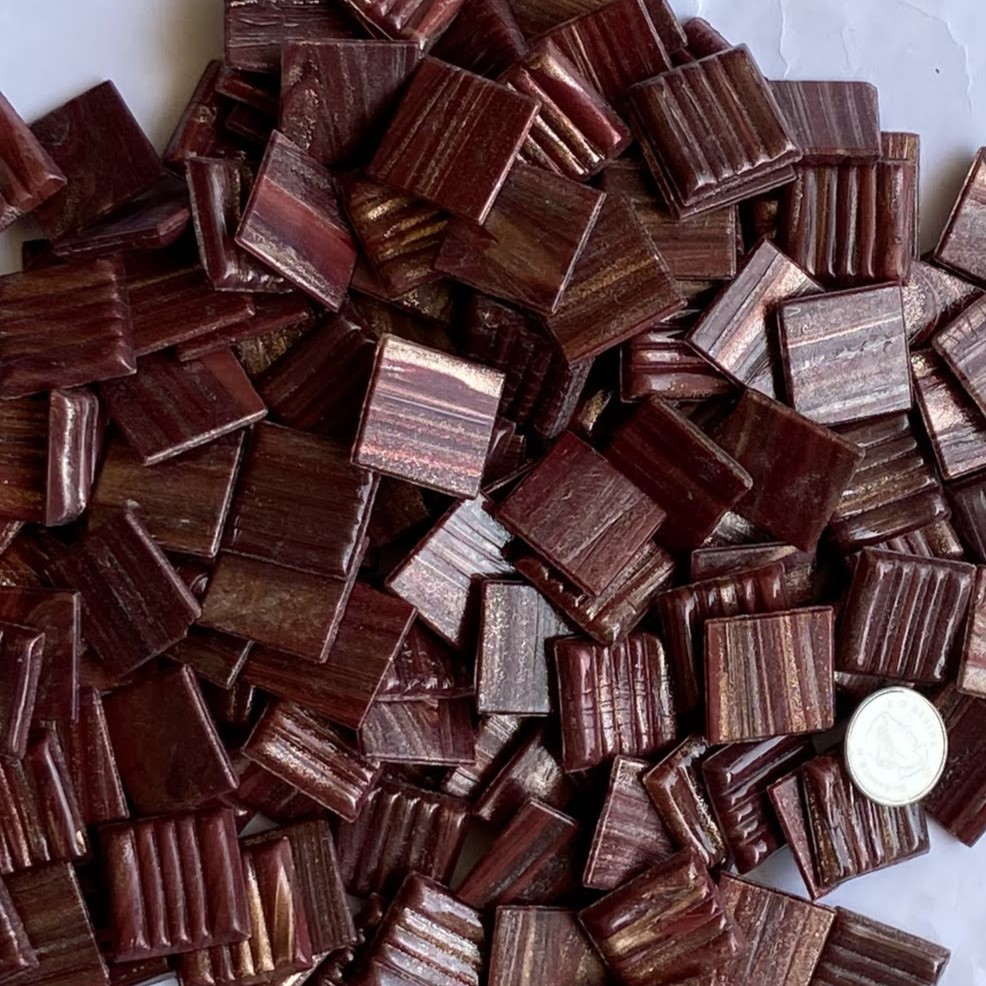 VITREOUS 20mm GOLDY MAHOGANY GA76