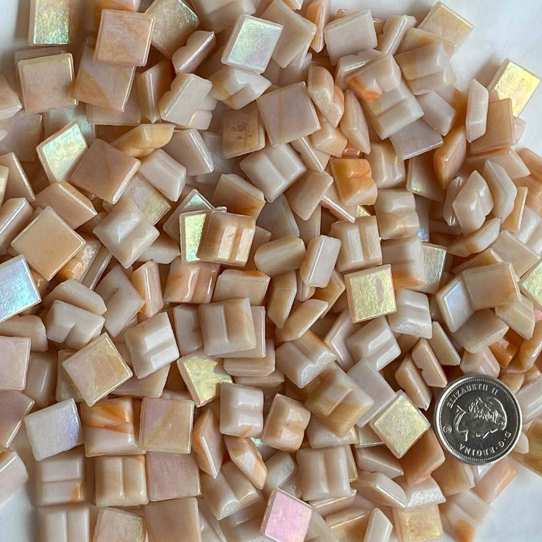 VITREOUS 10mm IRIDESCENT TOMATO W87