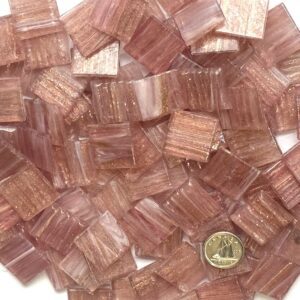 VITREOUS 20mm GOLD GRAIN LILAC G401