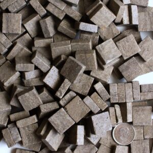 MARBLE BLACK WOODGRAIN 15x15x6mm.