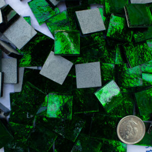 SALE (2) foil green 15mm.